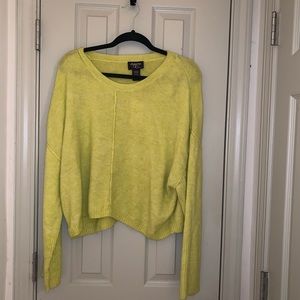 Hooked Up by IOT Lemon Lime Sweater